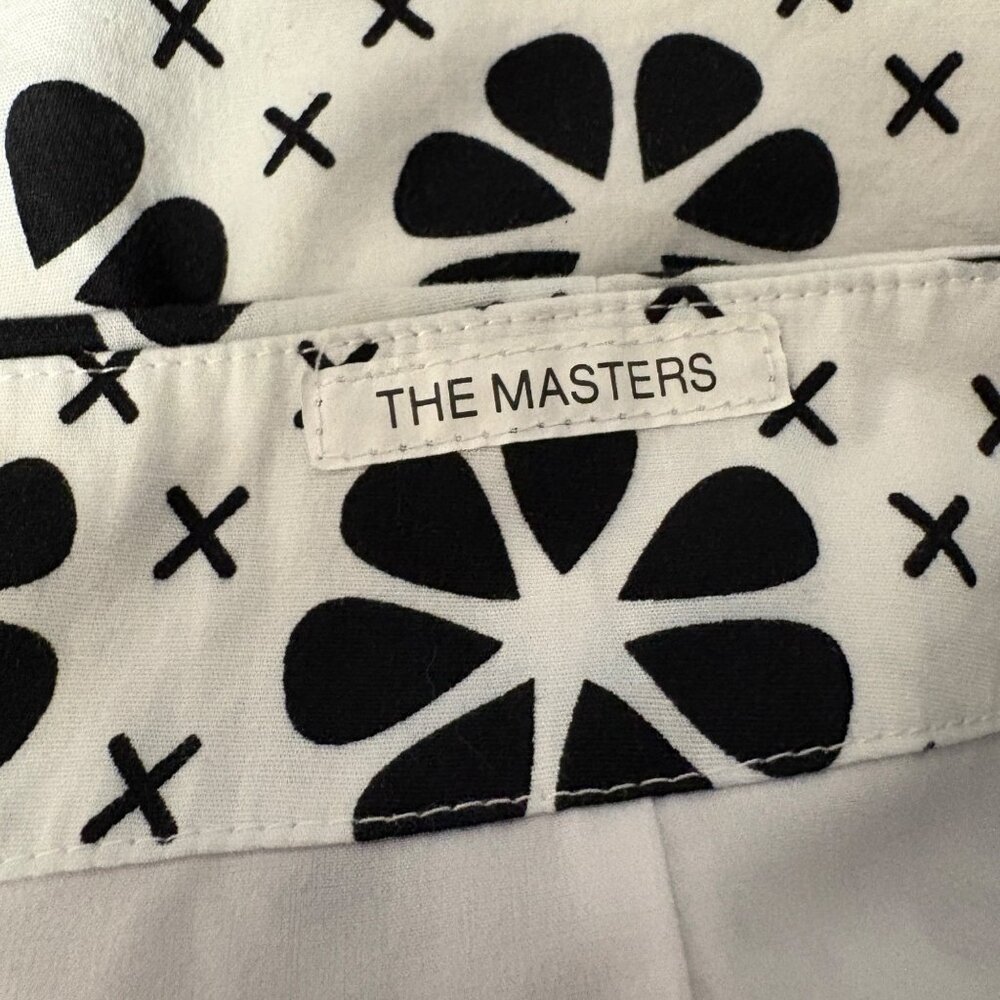 Golftini Skort Womens Sz Large Black White Floral The Masters Golf Tennis Sporty - Picture 5 of 7
